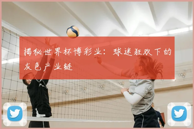 揭秘世界杯博彩业:球迷狂欢下的灰色产业链